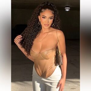Fashion Nova Bae For Tonight Corset Top